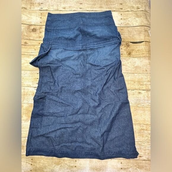 EB Denim Modular Denim Cargo Skirt in Midnight - Picture 12 of 13